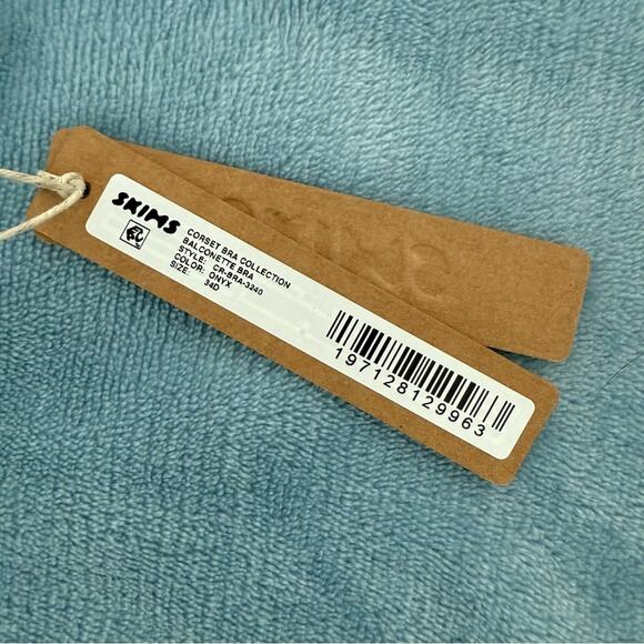 SKIMS LOGO SHINE BALCONETTE CORSET BRA - Picture 6 of 6